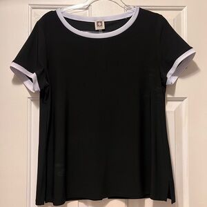 Anne Klein Black and White Women's Top